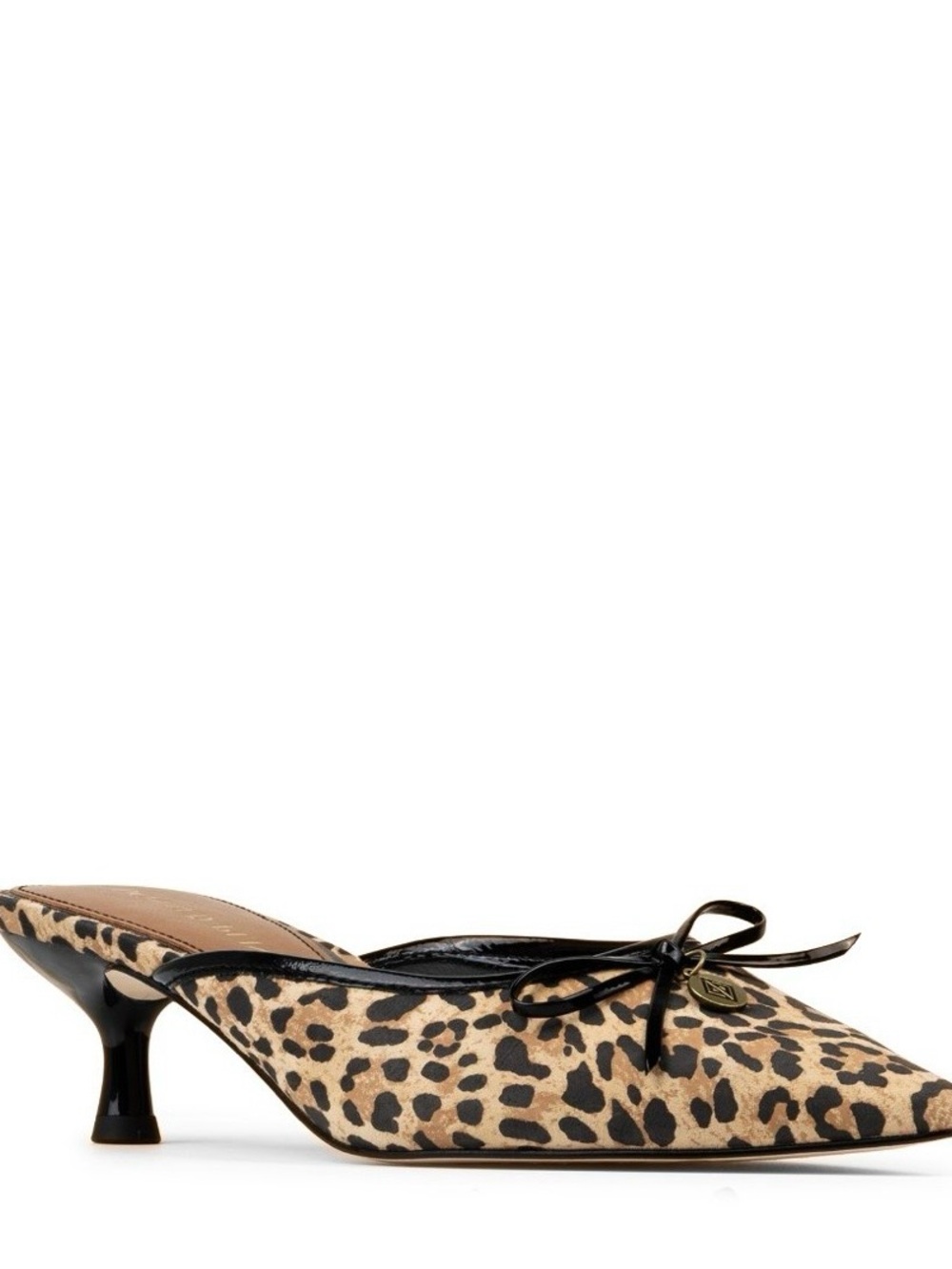 Donald Pliner Black Leopard SOEL Mules NWT- 9M